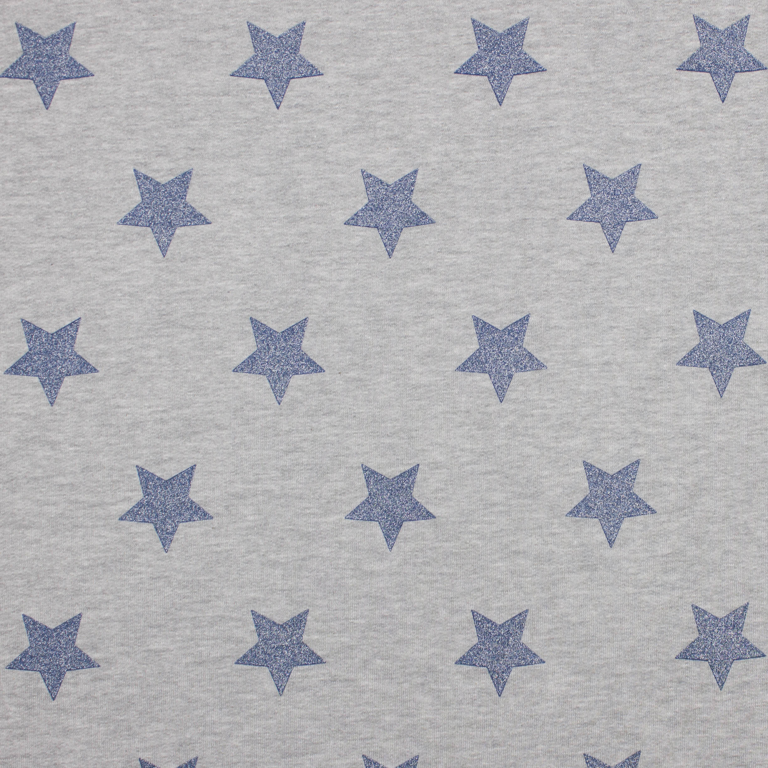 Jogging glitter ster blauw